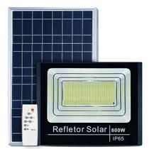 Kit 5 Refletor Solar 600W 6000K+Placa Solar Prova Dágua