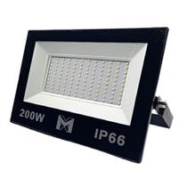 Kit 5 refletores 200w ip66 com protetor de surto - mx led Kit 5 refletores 200w ip66 com protetor de surto - mx led