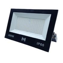 Kit 5 refletores 300w ip66 com protetor de surto - mx led