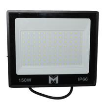 Kit 5 Refletores LED 150W IP66 Bivolt Ultra Fino 6500K Alumínio Preto Maxxy LED Kit 5 Refletores LED 150W IP66 Bivolt Ultra Fino 6500K Alumínio Preto Maxxy LED