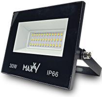 Kit 5 Refletores Led 30w Holofote Prova D'água Frio - Frio (6500K)