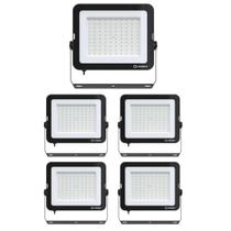 Kit 5 Refletores Led Floodlight Compact Core 100w 5000k Ip65 Ledvance Osram