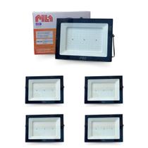 Kit 5 Refletores Led Philips Pila 100w Ip65 Holofote 6500k Kit 5 Refletores Led Philips Pila 100w Ip65 Holofote 6500k