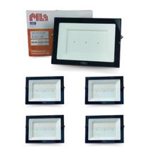 Kit 5 Refletores Led Philips Pila 150w Ip65 Holofote 6500k Kit 5 Refletores Led Philips Pila 150w Ip65 Holofote 6500k