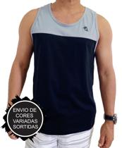 kit 5 regata masculina algodão 2cor marca toqref