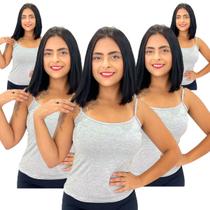 Kit 5 Regata Regatinha Alcinha Camiseta Fitness Basica Lisa