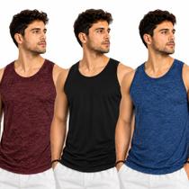 Kit 5 Regatas Dry Fit Masculina Academia Treino Fitness Kit 5 Regatas Dry Fit Masculina Academia Treino Fitness