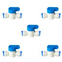 Kit 5 Registro para Torneira com Engate Rápido Rosca 3/8" x Mangueira 3/8" Alta Resistência Kit 5 Registro para Torneira com Engate Rápido Rosca 3/8" x Mangueira 3/8" Alta Resistência