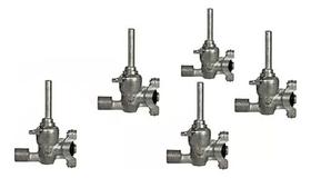 Kit 5 Registro Ramal Rosca Cooktop Fischer R/sm (1 Unid Tc)