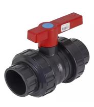 Kit 5 Registros Em Pvc P/ Piscina Com 2 Uniões 50mm