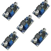 Kit 5 Regulador Conversor Tensão LM2596 Step Down Buck 3A