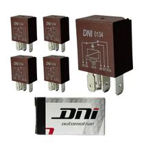 Kit 5 Relé Auxiliar Mini 5 Terminais 12 Volts 40 30 Amperes