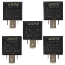 Kit 5 Rele Auxiliar RA-1712 4 Pinos 12v 70 Amperes Linha Fiat Kit 5 Rele Auxiliar RA-1712 4 Pinos 12v 70 Amperes Linha Fiat