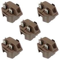 Kit 5 Rele Ptc Partida Geladeira Refrigerador Freezer 3 Pino