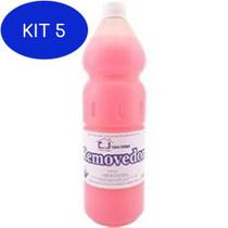 Kit 5 Removedor Rosa Desincrustante 1L Climpa