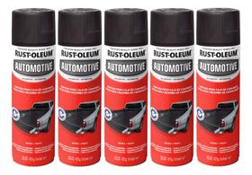 Kit 5 Renova Caçamba Camionete Rust Oleum Tinta Spray Preto