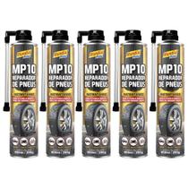 Kit 5 Reparador Pneu Furo Instantâneo 400Ml Carro Bike Moto