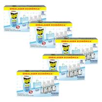 Kit 5 Repelente Raid Elétrico 45 Noites Raid Family 3 Refis