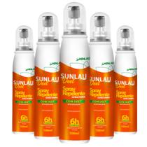 Kit 5 Repelentes contra Insetos em Spray Sunlau com DEET 15% - Proteção 6h contra Insetos