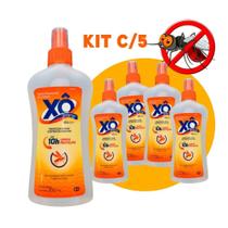 Kit 5 Repelentes Insetos Spray Xô Inseto 15% Deet 10h 200ml Kit 5 Repelentes Insetos Spray Xô Inseto 15% Deet 10h 200ml