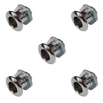 Kit 5 Respiro Para Tambores Bateria Percussão 16.4Mm Metal - Spanking