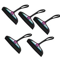 Kit 5 Rodo Rodinho de pia Sanremo 14Cm com Borracha Preto