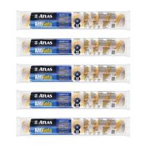 Kit 5 Rolo Antigota Profissional Big Premium 46cm Atlas Kit 5 Rolo Antigota Profissional Big Premium 46cm Atlas