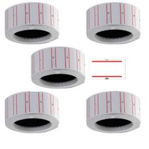 Kit 5 Rolos 5000 Etiquetas Preço para Etiquetadora MX5500 M-14 M-16 Lojas Comércios Atacado Supermercado Kit 5 Rolos 5000 Etiquetas Preço para Etiquetadora MX5500 M-14 M-16 Lojas Comércios Atacado Supermercado