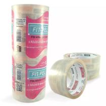 Kit 5 rolos - Fitas Adesivas Autocolante Transparente 48mm X 45m 5 und Kit 5 rolos - Fitas Adesivas Autocolante Transparente 48mm X 45m 5 und