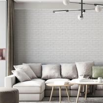 Kit 5 Rolos Papel De Parede Adesivo Tijolo Rústico 3,0M Kit 5 Rolos Papel De Parede Adesivo Tijolo Rústico 3,0M