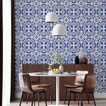 Kit 5 Rolos Papel De Parede Adesivo ulejo ul Branco 3,0M Kit 5 Rolos Papel De Parede Adesivo ulejo ul Branco 3,0M