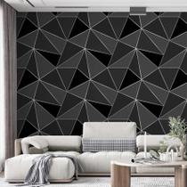 Kit 5 Rolos Papel De Parede Adesivo Zara Tons De Preto 3,0M Kit 5 Rolos Papel De Parede Adesivo Zara Tons De Preto 3,0M