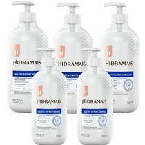 Kit 5 Sabonete Gel Neutro Antibacteriano 500 ml Hidramais
