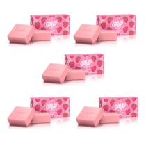 Kit 5 Sabonete Hidratante Em Barra Candy Bala Morango 2x 80g Jequiti (novo)