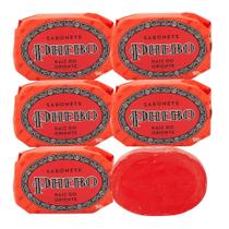 Kit 5 Sabonete Phebo Granado Raiz do Oriente Glicerina Vegetal Natural em Barra 90g