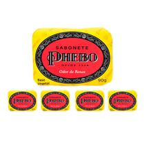 Kit 5 Sabonetes em Barra Phebo Odor de Rosas 90g