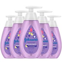 Kit 5 Sabonetes Líquido Johnson's Baby Hora do Sono 200ml Kit 5 Sabonetes Líquido Johnson's Baby Hora do Sono 200ml