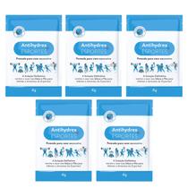 Kit 5 Sachês Antihydrex Antitranspirante Sachê Reduz Suores