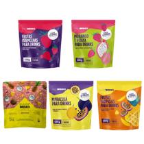 Kit 5 Sachês Easy Drinks De Frutas Frescas Preparo P/drinks