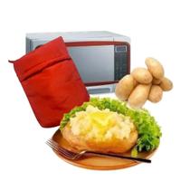 Kit 5 Saco Bolsa Cozinhar Assar Batatas Legumes Micro-ondas - Loja Coisaria