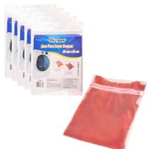 Kit 5 Saco De Lavar Roupas Delicadas Intimas Telado 60x58cm