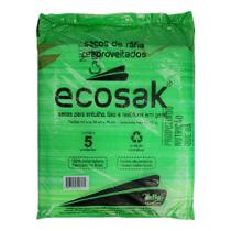 Kit 5 Sacos De Entulho Ráfia Resistente Reaproveitado Verde Até 50kg - Ecosak