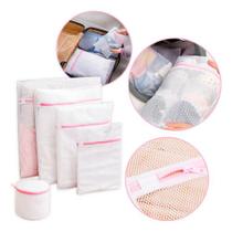 Kit 5 Sacos de Lavar Roupas Delicadas Reutilizáveis Kit 5 Sacos de Lavar Roupas Delicadas Reutilizáveis