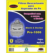 Kit 5 Sacos para Aspirador de Pó Black & Decker Pró Compatível - ORIPLAST