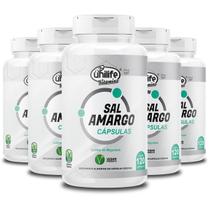 Kit 5 Sal Amargo Unilife 120 Cápsulas 850Mg