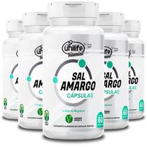 Kit 5 Sal Amargo Unilife 60 Cápsulas 850mg