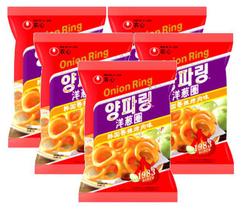 Kit 5 Salgadinho Coreano Cebola Hot Onion Flavored Rings 40g