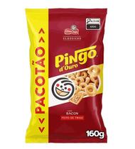 Kit 5 Salgadinho Elma Chips Pingo De Ouro Bacon 160g