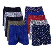 Kit/5 Samba Canção De Liganete Cueca Short Malha Fria Pijama Masculino Roupa De Dormir Pijama