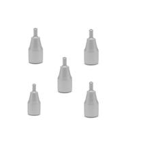 Kit 5 Sapatas fixas para Cadeira Cinza